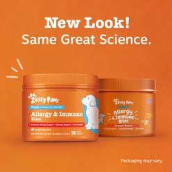 Zesty Paws Puppy Allergy & Immune Bites Lamb Flavor Soft Chews Allergies, Immune, & Gut Support Supplement for Dogs, 90 count slide 2 of 9