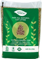 Nature's Logic 100% Natural Pine Unscented Non-Clumping Litter for Cats & Small Pets, 12-lb bag