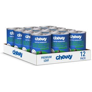 Chewy Made Limited Ingredient Diet Premium Loaf Duck & Sweet Potato Recipe Grain-Free Canned Dog Food (FORMERLY AMERICAN JOURNEY), 12.5-oz can, case of 12