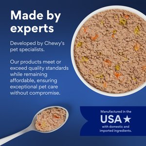 Chewy Made Premium Loaf Poultry & Beef Variety Pack Canned Dog Food, (FORMERLY AMERICAN JOURNEY), 12.5-oz can, case of 12
