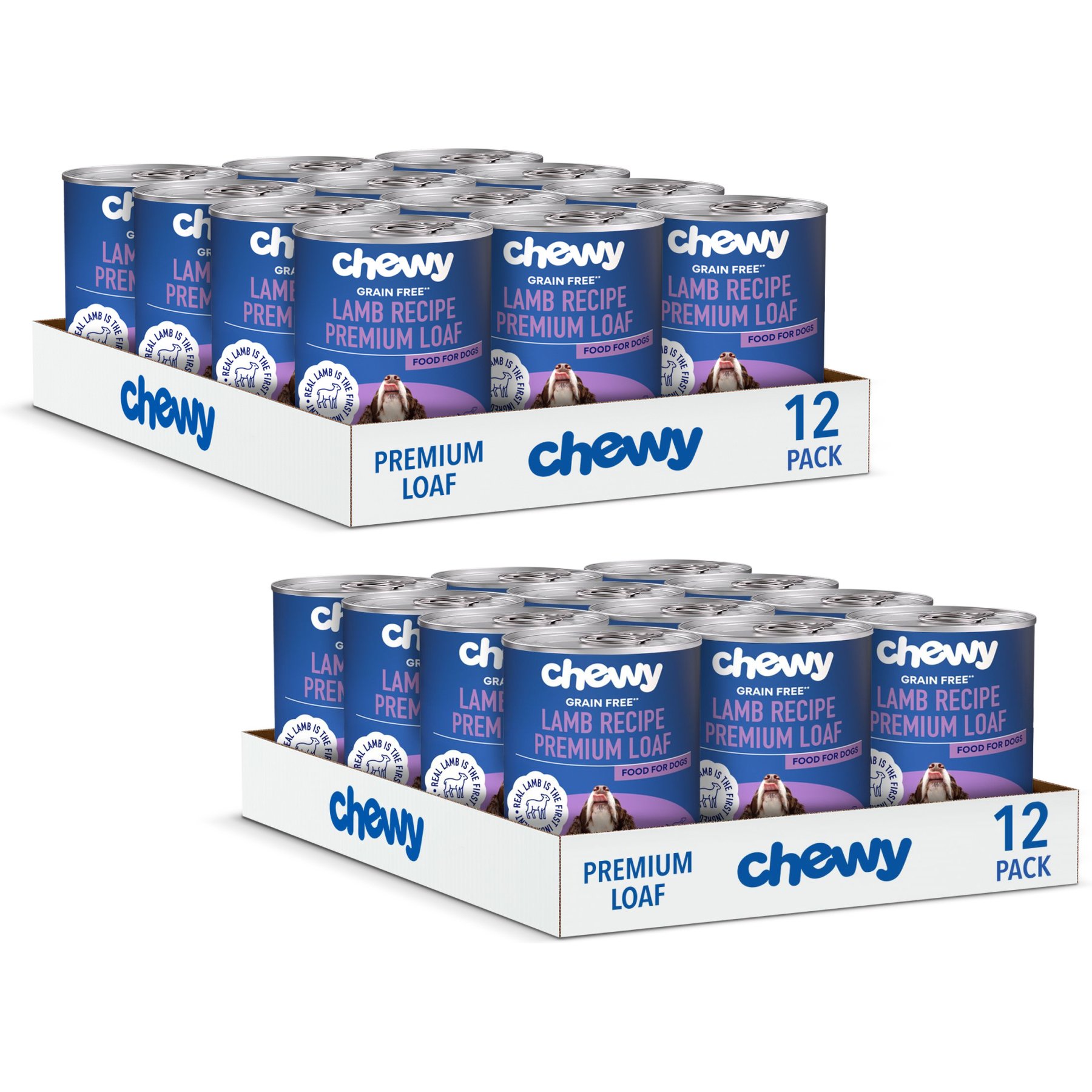Chewy Made Premium Loaf Lamb Recipe Grain-Free Canned Dog Food (FORMERLY AMERICAN JOURNEY), 12.5-oz can, bundle of 24