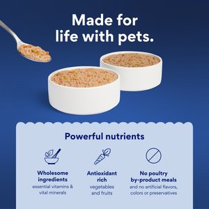 Chewy Made Premium Loaf Poultry & Beef Variety Pack Canned Dog Food, (FORMERLY AMERICAN JOURNEY), 12.5-oz can, case of 12
