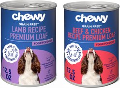 Variety Pack - Chewy Made Grain-Free Premium Loaf Canned Dog Food, Lamb + Beef & Chicken Recipes (FORMERLY AMERICAN JOURNEY)