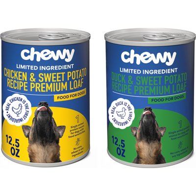 Chewy Made Chewy Made Limited Ingredient Diet Premium Loaf Poultry Variety Pack Grain-Free Canned Dog Food (FORMERLY AMERICAN JOURNEY), 12.5-oz can, case of 12