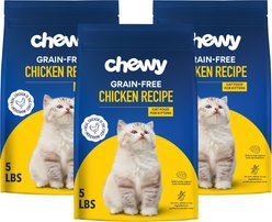 Chewy Made Kitten Chicken Recipe Grain-Free Dry Cat Food (NOW CHEWY NAMED), 15-lb bundle