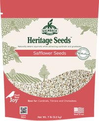 Kalmbach Feeds Heritage Seed Safflower Seed Birdseed Wild Bird Food, Red, 7-lb bag
