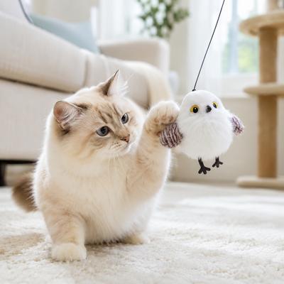 NONOPETS Interactive Chirping Bird Motion Activated Flapping Wing