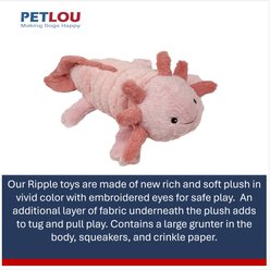 Petlou Axolotl Plush Dog Toy, Pink, Giant: 36-in slide 2 of 5