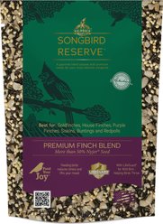 Kalmbach Feeds Songbird Reserve Premium Finch Seed Blend Wild Bird Food, Green/Purple, 5-lb bag