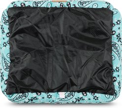 Wrangler Square Cuddler Removable Cover Dog Bed, Small, Aqua slide 2 of 3