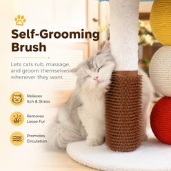 NonoPets Multi-Functional 30.31-in Hanging Toy Cat Scratching Post slide 2 of 8