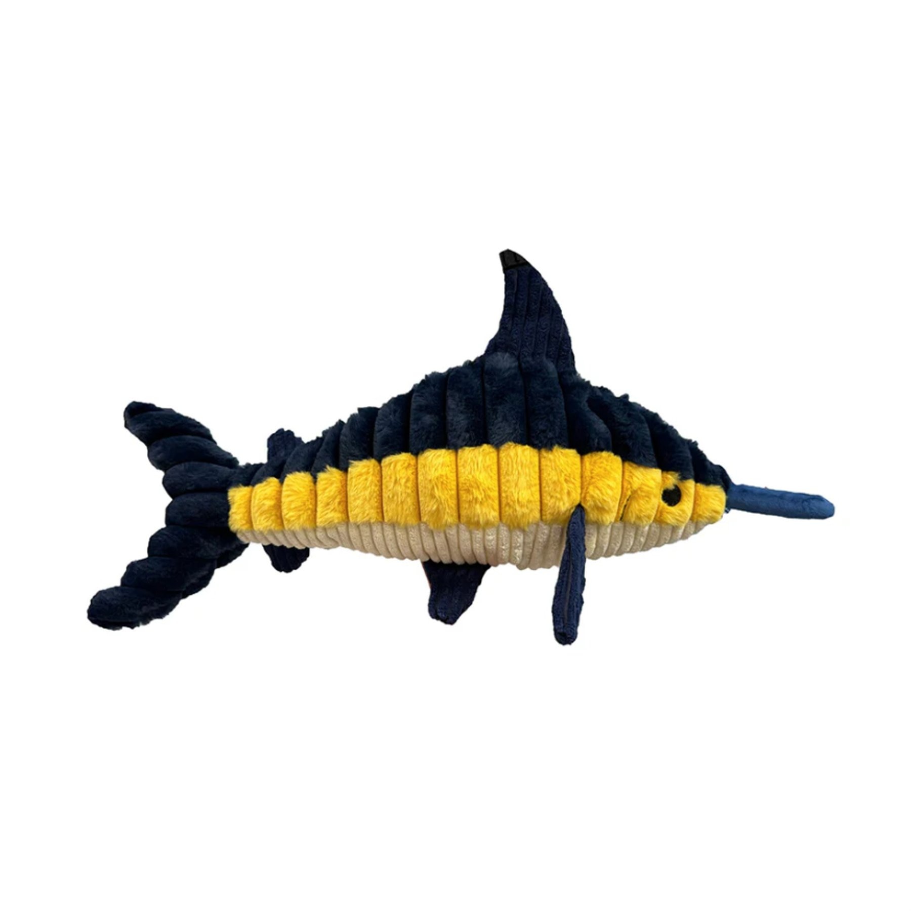 Petlou Swordfish Plush Dog Toy, Multicolor, Giant: 36-in