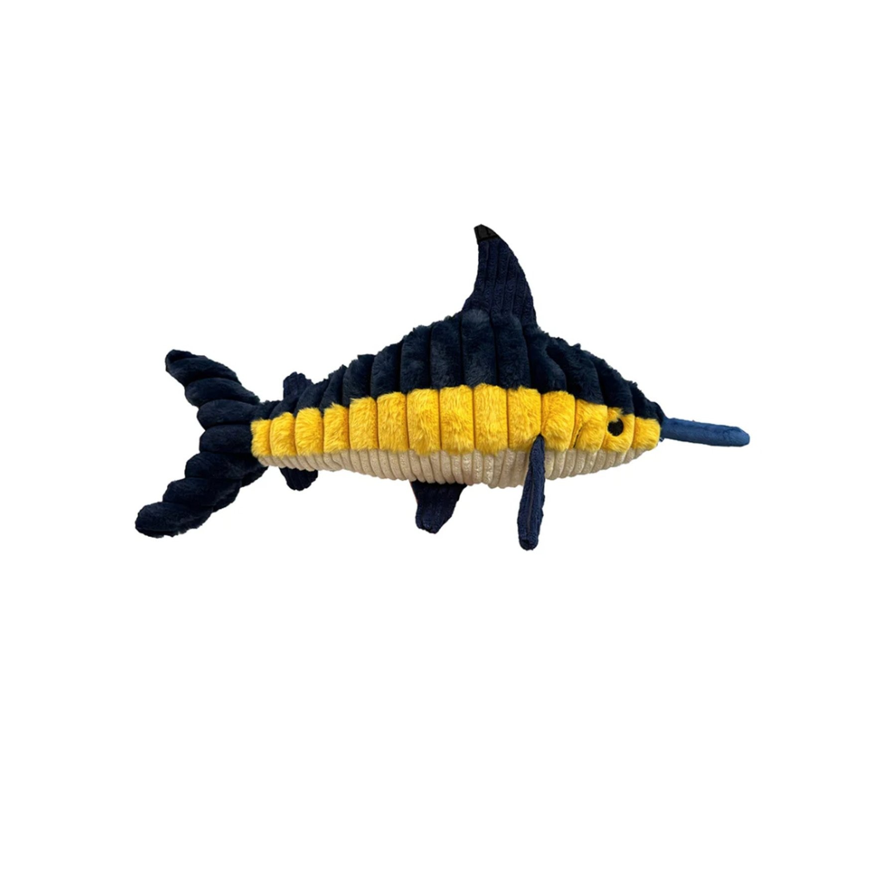 Petlou Swordfish Plush Dog Toy, Multicolor, Large: 26-in
