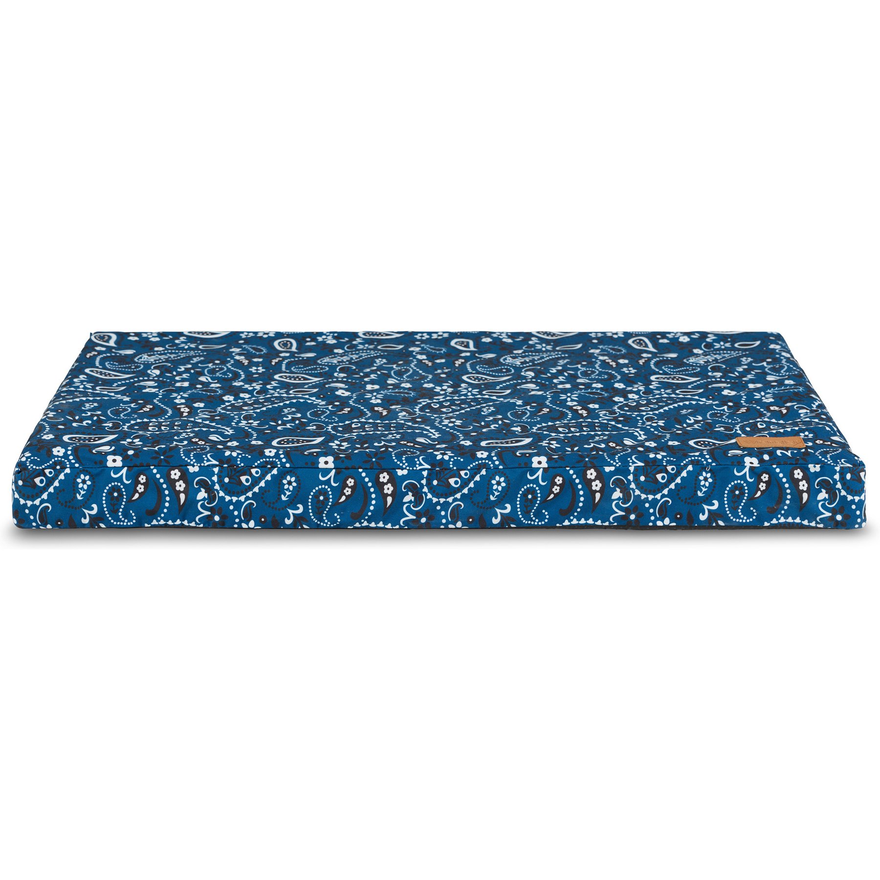 Wrangler Rectangle Mat Dog Bed, Navy, Large