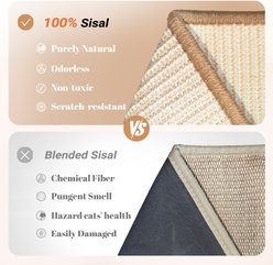 CheerPals Sisal 1.2-in Modern Cat Scratcher with Ball Track, Brown slide 2 of 7