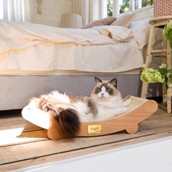 CheerPals Indoor Sisal Cat Scratcher Bed, Brown, Large slide 2 of 6