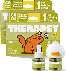 TherapetMD Dog Pheromone Calming Diffuser & Refill Kit for Stressed Dogs, 60 day, 2 pack