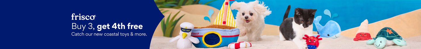 Frisco Buy 3, get 4th free catch our new coastal toys & more.