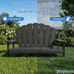 drato Beach Chair Outdoor Furniture Style Sofa Dog Bed, 40.24 x 30.08 x 20.04-in, Black slide 2 of 6
