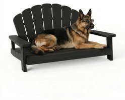 drato Beach Chair Outdoor Furniture Style Sofa Dog Bed, 40.24 x 30.08 x 20.04-in, Black