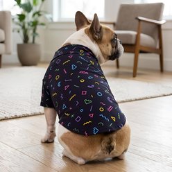 Doggie Design Hawaiian Dog Camp Shirt, XX-Large, Geometric Retro slide 2 of 3