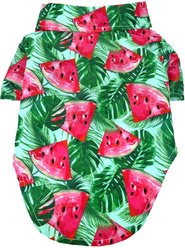 Doggie Design Hawaiian Dog Camp Shirt, X-Large, Juicy Watermelon