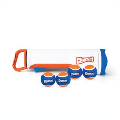 Chuckit! Ultra Cannon Dog Launcher Toy with 4 Balls, Multicolor, Medium
