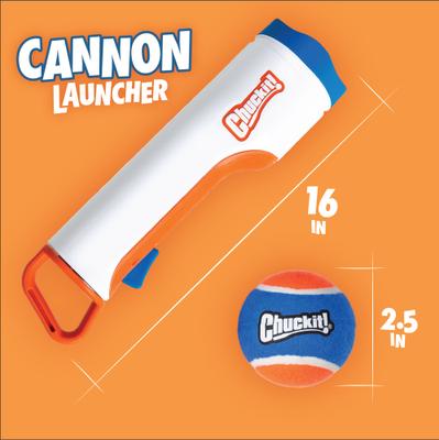 Show full view: Chuckit! Ultra Cannon Dog Launchers Toy with 4 Balls, Multicolor, Medium slide 7 of 9