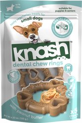 KNASH Dental Ring Small Peanut Butter Natural Dog Chew Treats, 5 count slide 1 of 3