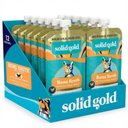 Solid Gold Bone Broth Chicken Shreds Grain-Free Wet Cat Food Topper, 3-oz pouch, case of 12
