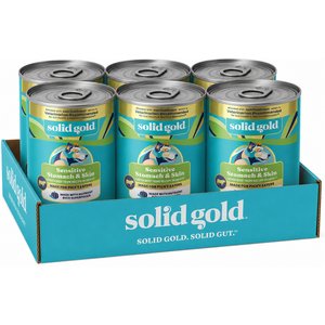 Solid Gold Green Cow Beef Tripe Loaf for Picky Eaters Grain-Free Wet Dog Food, 13.2-oz can, case of 6