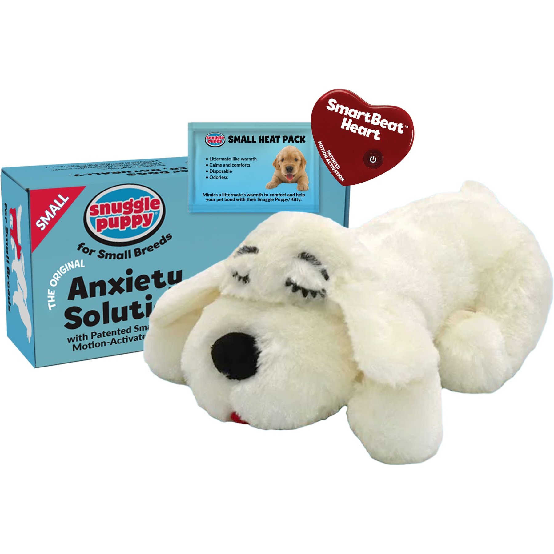 Snuggle Puppy Small Breeds Plush Dog Toy, Golden