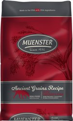 Muenster Ancient Grains All Life Stages High Protein Chicken & Pork Dry Dog Food, 22-lb bag
