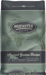 Muenster Ancient Grains All Life Stages High Protein Chicken Dry Dog Food, 22-lb bag
