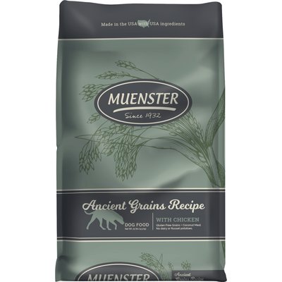 Muenster Muenster Ancient Grains All Life Stages High Protein Chicken Dry Dog Food, 22-lb bag