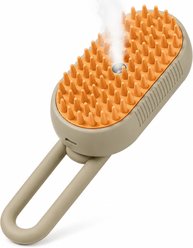 Uno Purr Steam Cat Grooming Brush, Brown