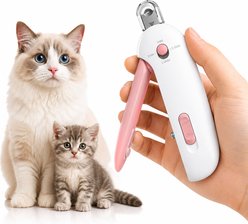 Uno Purr Round-Hole Adjustable Cat Nail Clipper, Pink