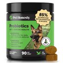 Pet Honesty Probiotics Gut + Immune Health Duck Flavored Soft Chews, Digestive Probiotic Supplement for Dogs, 90 count