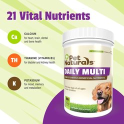 Pet Naturals Daily Multi Chicken Flavored Chew Supplement for Dog, 150 count slide 2 of 6