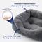 Show in main carousel: Invenho Orthopedic Washable Dog & Cat Bed, Grey, Small slide 3 of 9