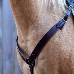 Shires Equestrian Products Velociti Shaped Horse Breast Collar, Full, Dark Oil
