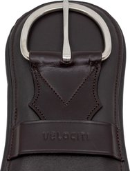 Shires Equestrian Products Velociti Leather Western Cinch, Havana, 32-in slide 2 of 3