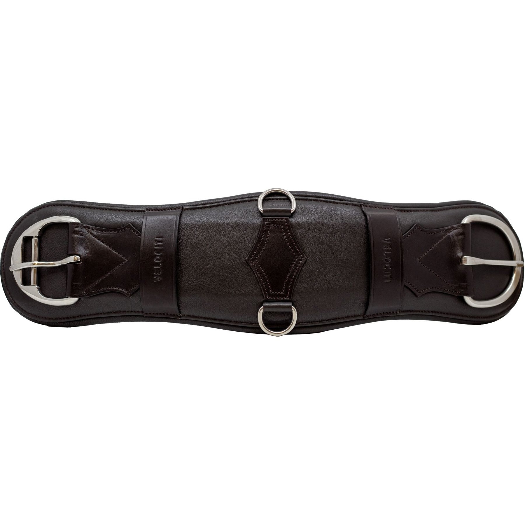 Shires Equestrian Products Velociti Leather Western Cinch, Havana, 30-in