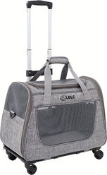 FURDEAR Rolling Airline Approved Bag Cat Airline Travel Kit, 20.47 x 11.02 x 35.43-in, Gray