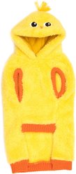 The Worthy Dog Chick Hoodie Dog Sweater, Yellow, X-Large slide 2 of 4