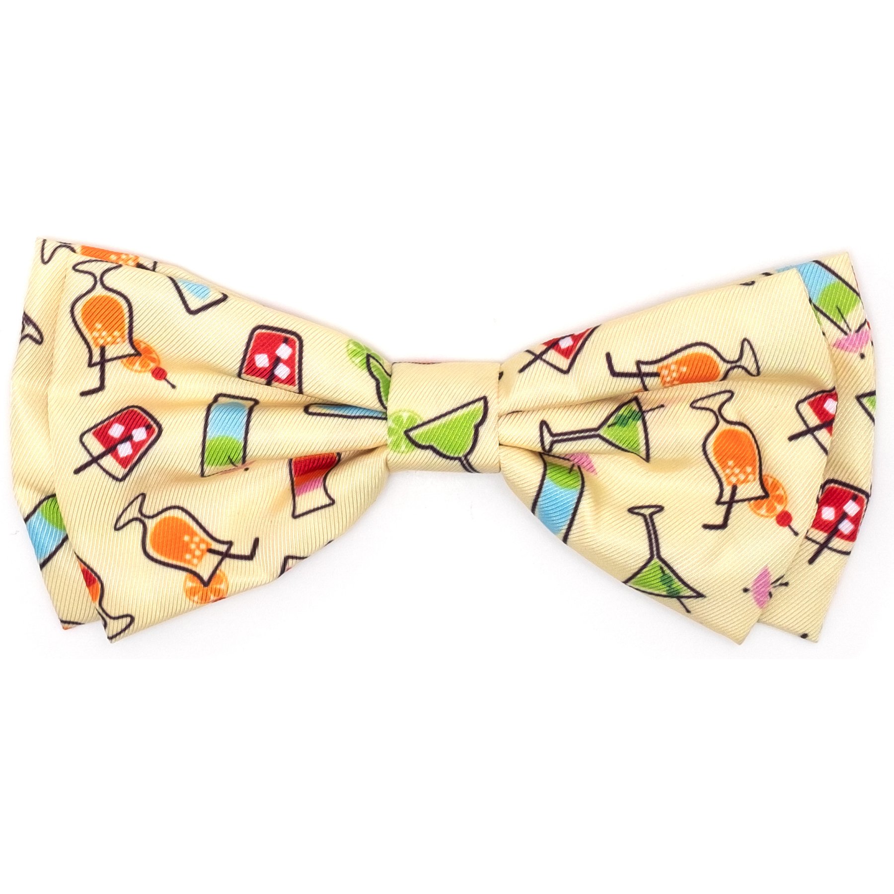 The Worthy Dog Pawty Boy Dog Bow Tie, Yellow, Small
