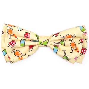 The Worthy Dog Pawty Boy Dog Bow Tie, Yellow, Small