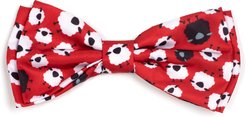 The Worthy Dog Counting Sheep Boy Dog Bow Tie, Red, Large