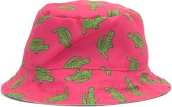 The Worthy Dog Alligators Bucket Adjustable Cord Dog Hat, Pink, X-Large slide 2 of 3