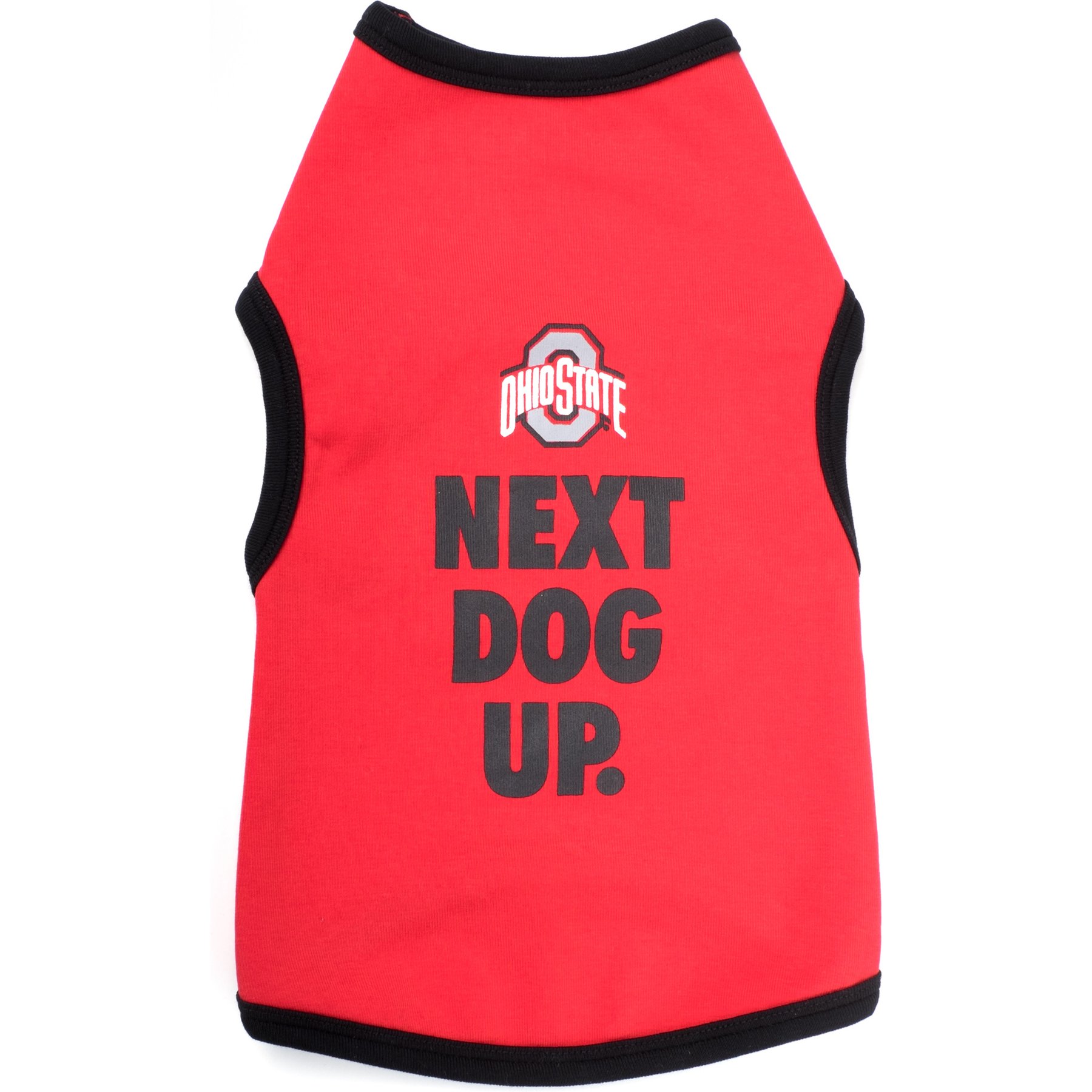 The License House Ohio State Next Up Tee Dog Shirt, Scarlet, X-Large